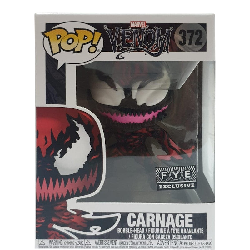 Funko Pop! Marvel Venom Carnage FYE Exclusive Bobble-Head Figure #372