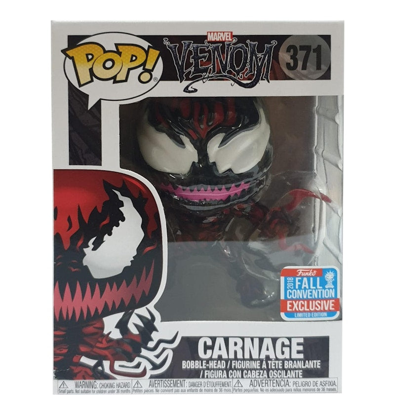 Funko Pop! Marvel Venom Carnage (Tendrils) Fall Convention Exclusive Bobble-Head Figure #371