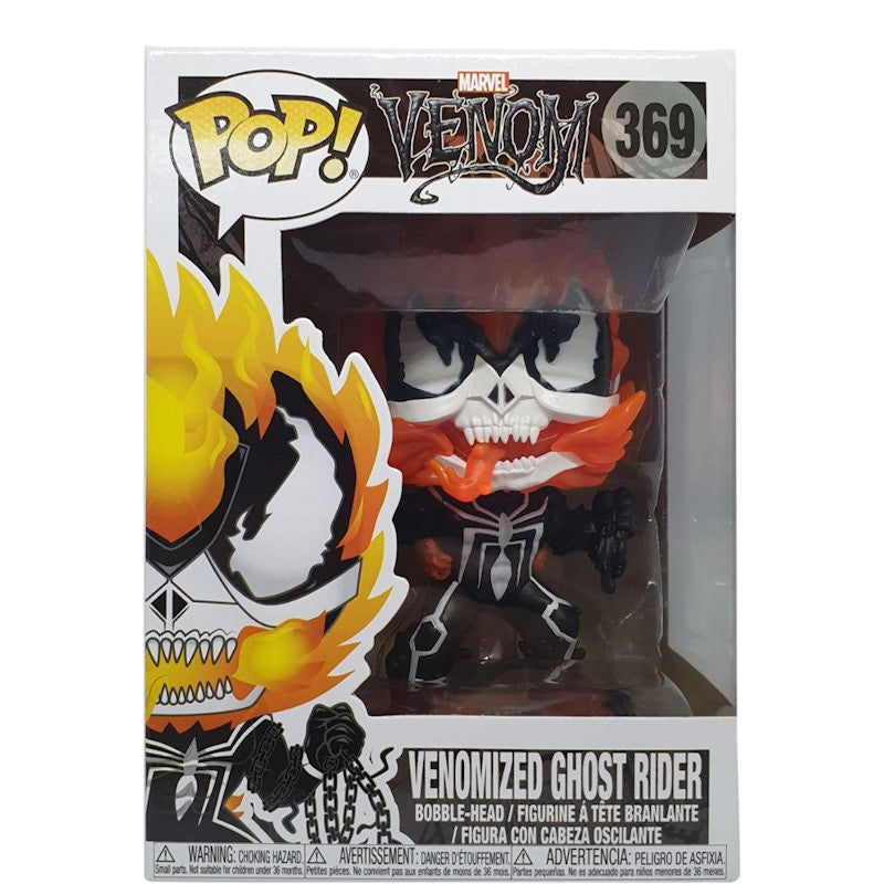 Funko Pop! Marvel Venom Venomized Ghost Rider Bobble-Head Figure #369