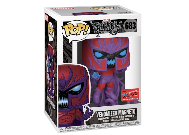 Funko Pop! Marvel Venomized Magneto NYCC Exclusive Bobble-Head #683