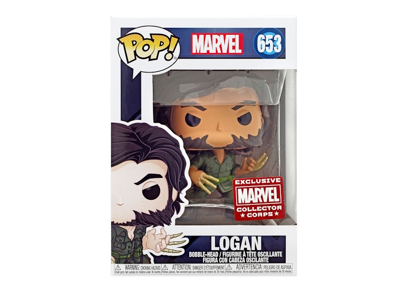 Funko Pop! Marvel X-Men Logan Bone Claws Collectors Corps Exclusive Figure #653