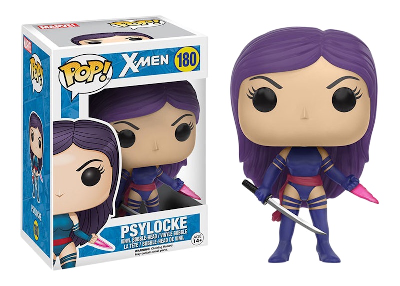 Funko Pop! Marvel X-Men Psylocke Bobble-Head #180