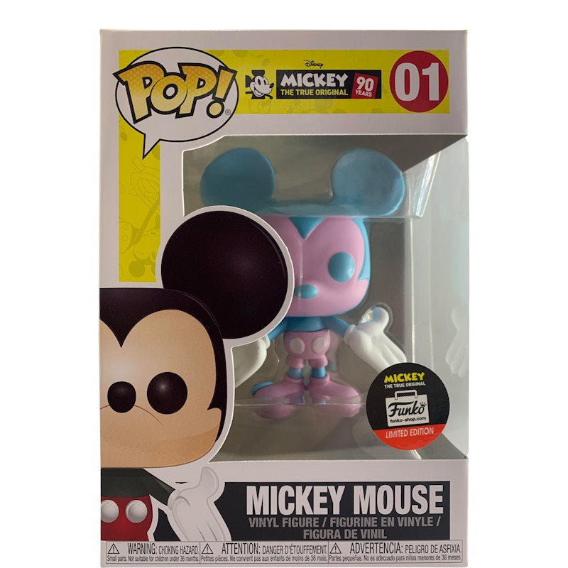 Funko Pop! Mickey The True Original Mickey Mouse (Pink/Blue) Funko Shop Edition Figure #01