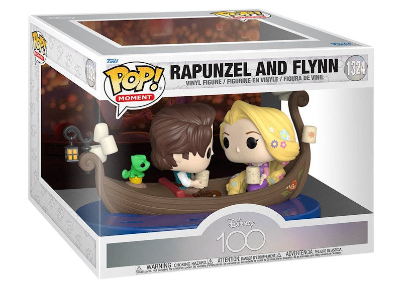 Funko Pop! Moment Disney 100 Tangled Rapunzel and Flynn Figure #1324
