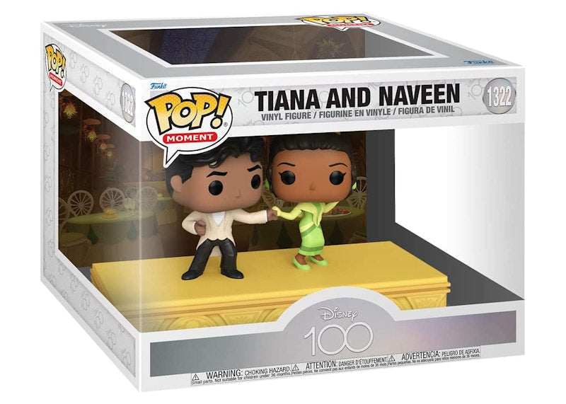 Funko Pop! Moment Disney 100 Tiana and Naveen Figure #1322