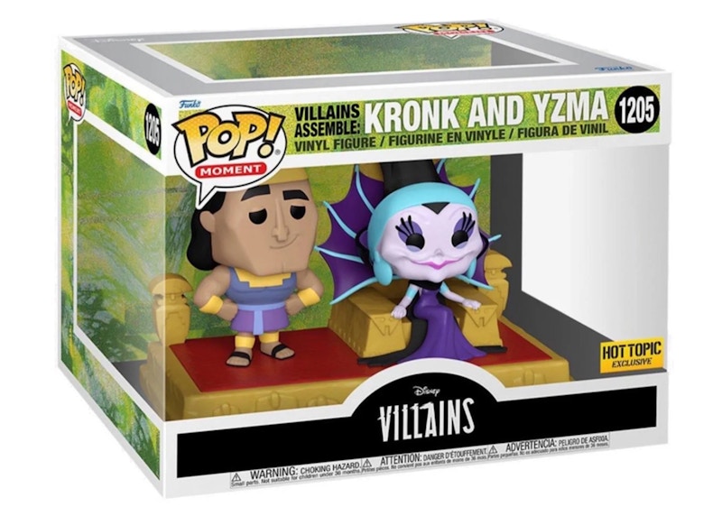 Funko Pop! Moment Disney Villains Assemble: Kronk and Yzma Hot Topic Exclusive Figure #1205
