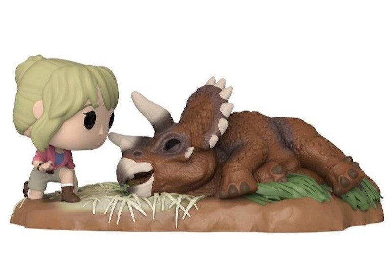 Funko Pop! Moment Jurassic Park Dr. Sattler With Triceratops Target Exclusive Figure #1198
