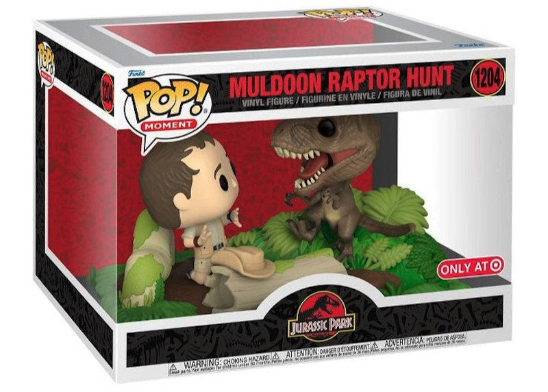 Funko Pop! Moment Jurassic Park Muldoon Raptor Hunt Target Exclusive Figure #1204