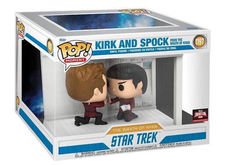 Funko Pop! Moment Star Trek The Wrath Of Khan Kirk and Spock From The Wrath Of Khan Target Con 2022 Exclusive Figure #1197