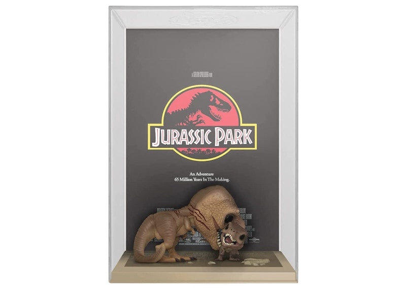 Funko Pop! Movie Posters Jurassic Park Tyrannosaurus Rex & Velociraptor Figure #03