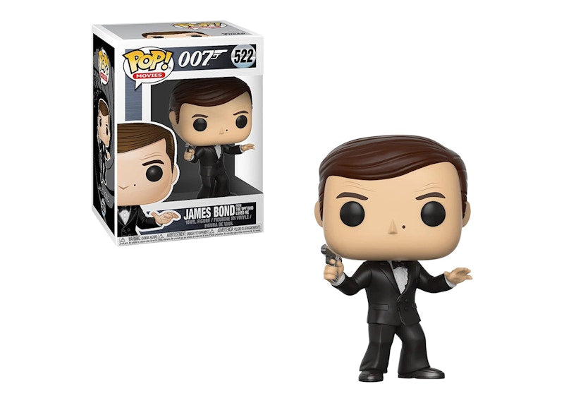 Funko Pop! Movies 007 James Bond Roger Moore The Spy Who Loved Me Figure #522