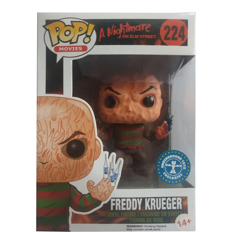 Funko Pop! Movies A Nightmare on Elm Street Freddy Krueger (Hatless) Underground Toys Exclusive Figure #224