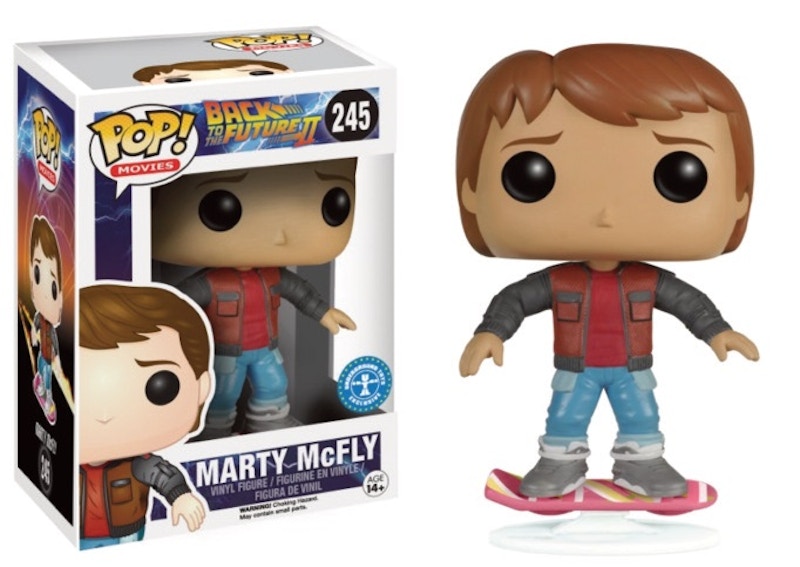 Funko Pop! Movies Back To The Future 2 Marty McFly (w Skateboard) Underground Toys Exclusive Figure #245