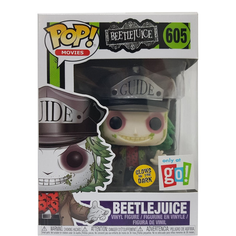 Funko Pop! Movies Beetlejuice (Glow) Go! Exclusive Figure #605