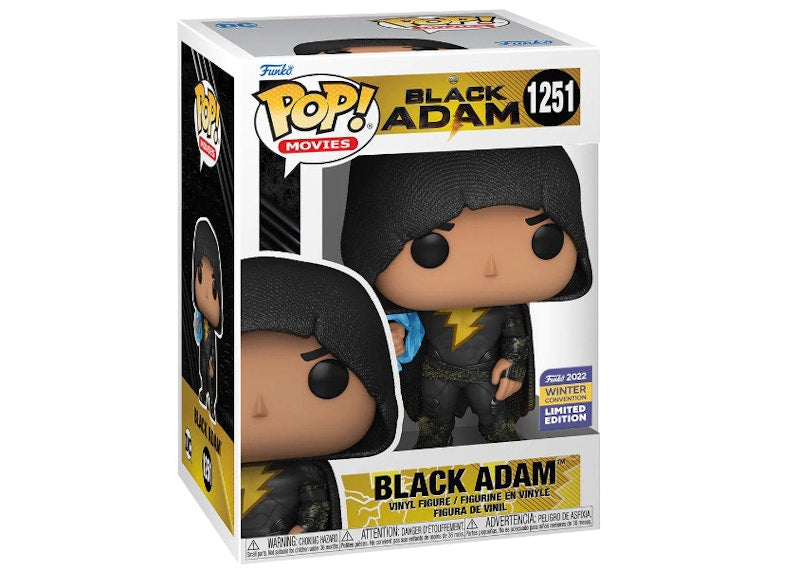 Funko Pop! Movies DC Black Adam (In Cloak) 2022 Winter Convention Exclusive Figure #1251