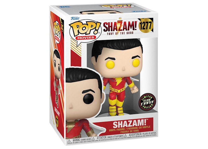 Funko Pop! Movies DC Shazam! Fury of the Gods Shazam! GITD Chase Edition Figure #1277