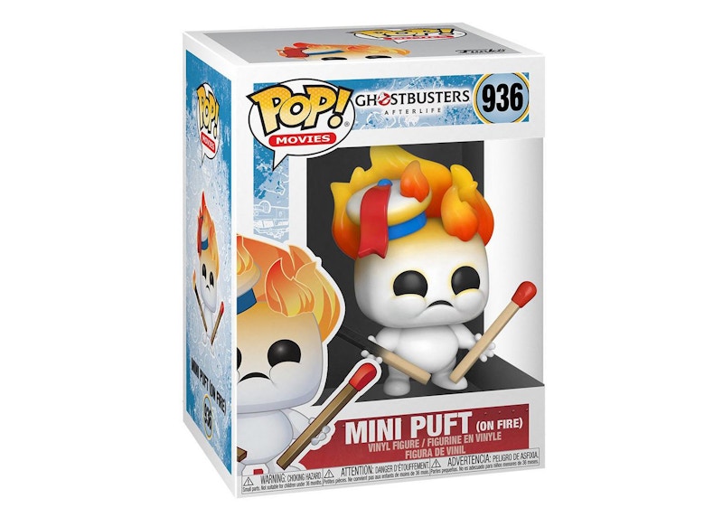 Funko Pop! Movies Ghostbusters Afterlife Mini Puft (On Fire) Figure #936