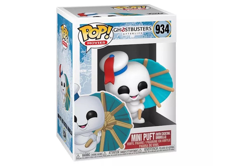 Funko Pop! Movies Ghostbusters Afterlife Mini Puft (With Cocktail Umbrella) Figure #934