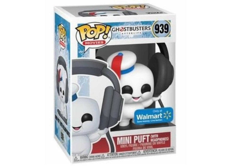 Funko Pop! Movies Ghostbusters Afterlife Mini Puft (With Headphones) Walmart Exclusive Figure #939