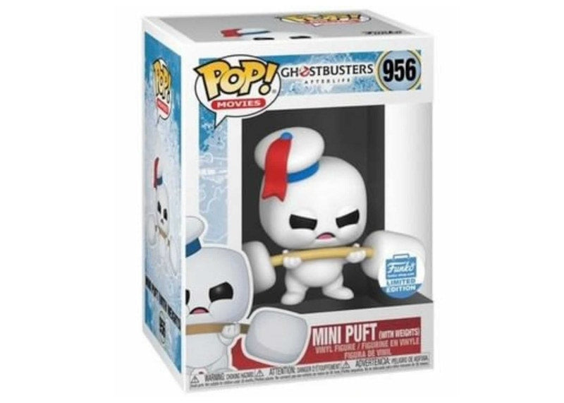 Funko Pop! Movies Ghostbusters Afterlife Mini Puft (With Weights) Funko Shop Exclusive Figure #956