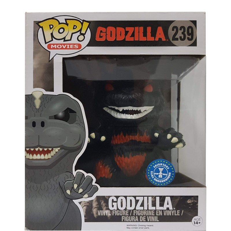 Funko Pop! Movies Godzilla (Black & Red) Underground Toys Exclusive 6 Inch Figure #239