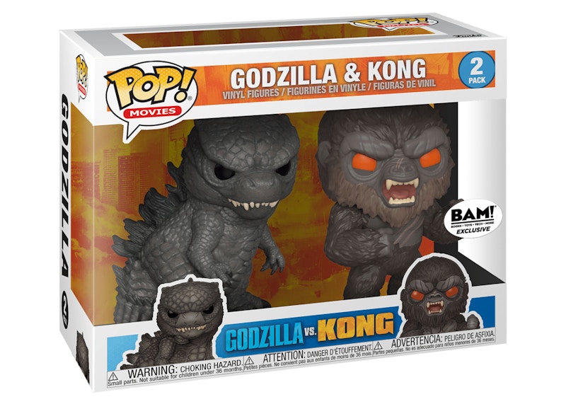 Funko Pop! Movies Godzilla VS. Kong Godzilla And Kong BAM! Exclusive 2-Pack