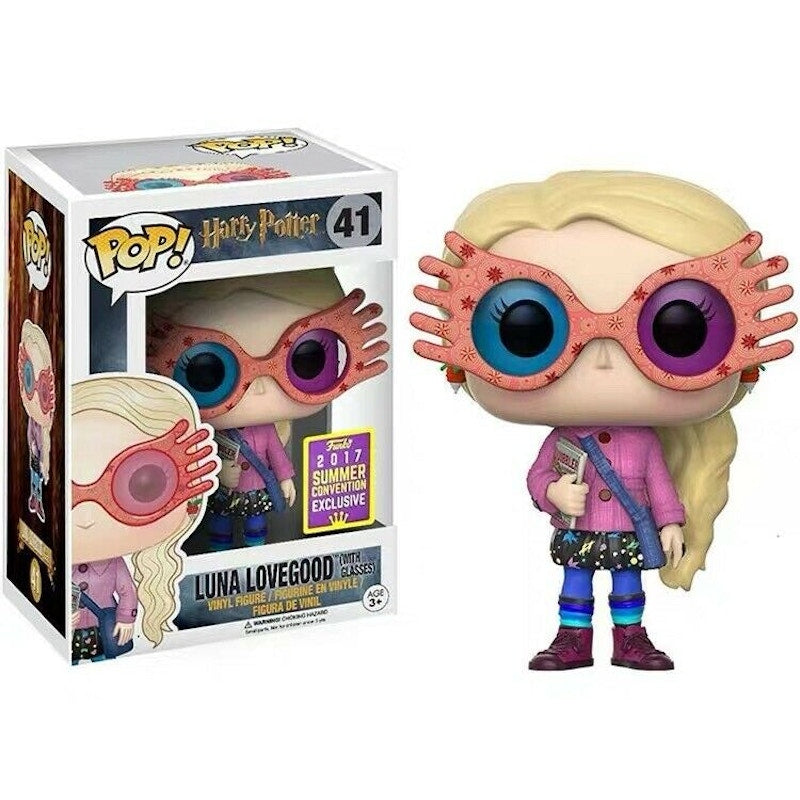 Funko Pop! Movies Harry Potter Luna Lovegood (with Glasses) Summer Exclusive Figure 341