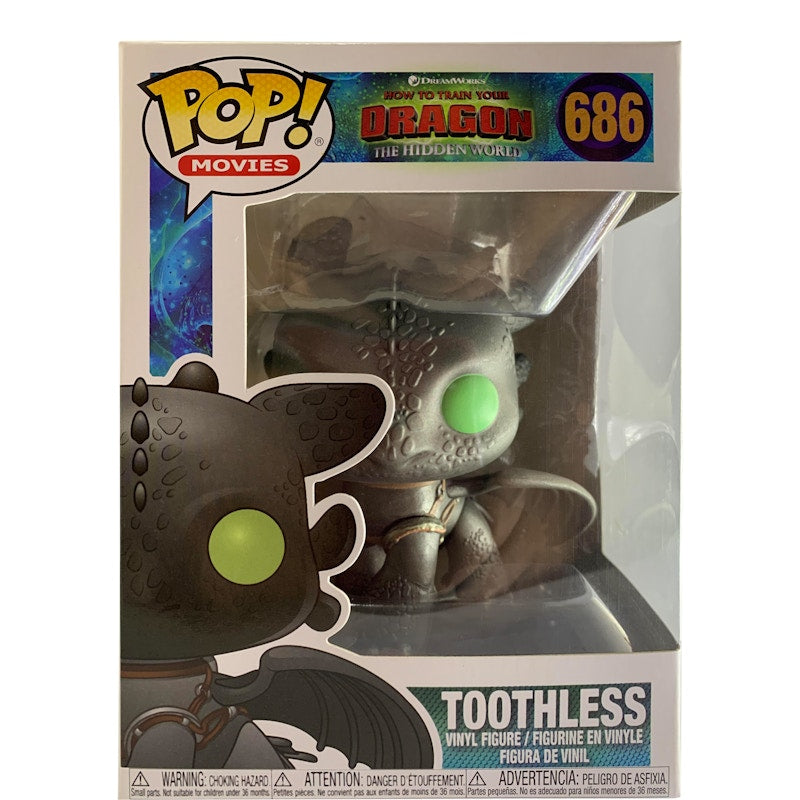 Funko Pop! Movies How To Train Your Dragon The Hidden World Toothless Figure #686