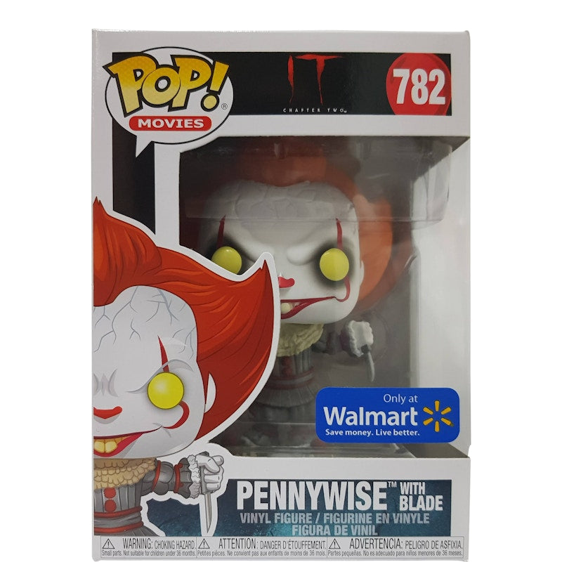 Funko Pop! Movies IT Pennywise with Blade Walmart Exclusive Figure #782
