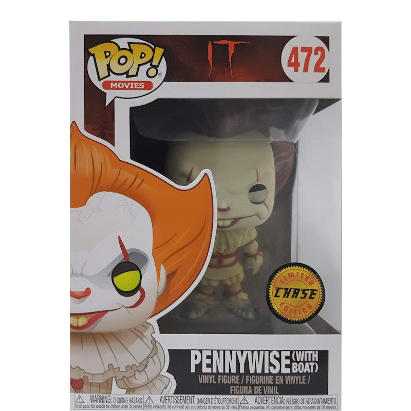 Funko Pop! Movies IT Pennywise with Boat Chase Figure #472