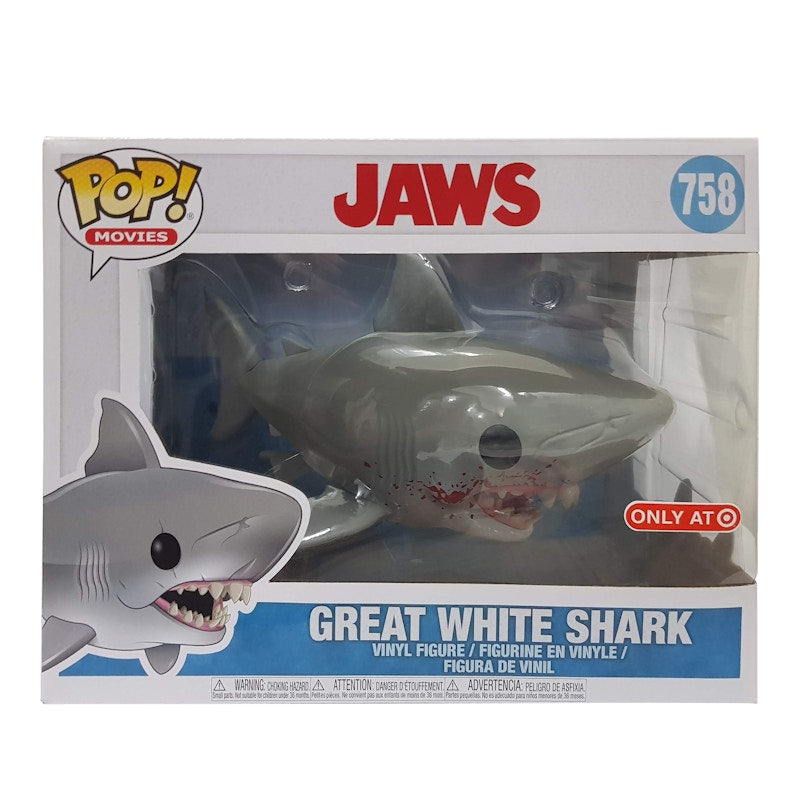 Funko Pop! Movies Jaws Great White Shark (Bloody) Target Exclusive Figure #758