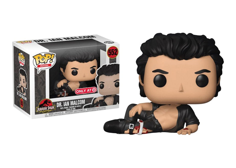 Funko Pop! Movies Jurassic Park Dr. Ian Malcolm Wounded Target Exclusive Figure #552