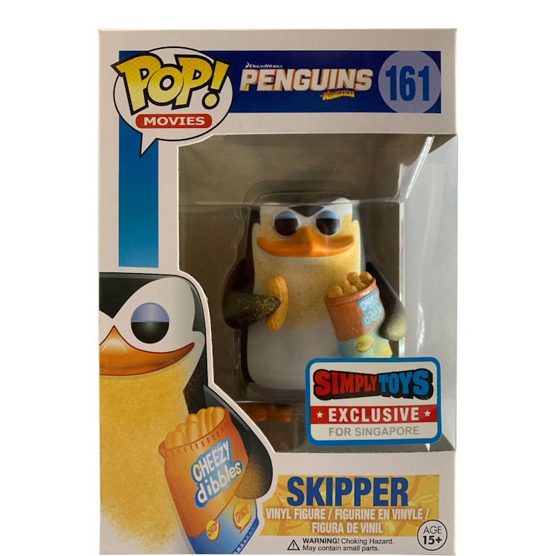 Funko Pop! Movies Penguins Skipper Simply Toys Exclusive Figure #161