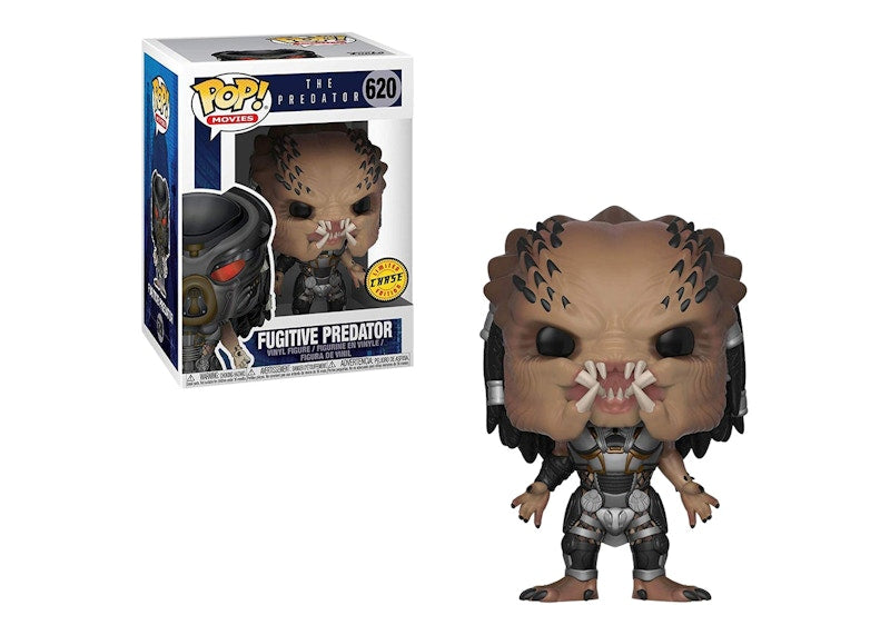 Funko Pop! Movies Predator Fugitive Predator Helmet Off (Chase) Figure #620