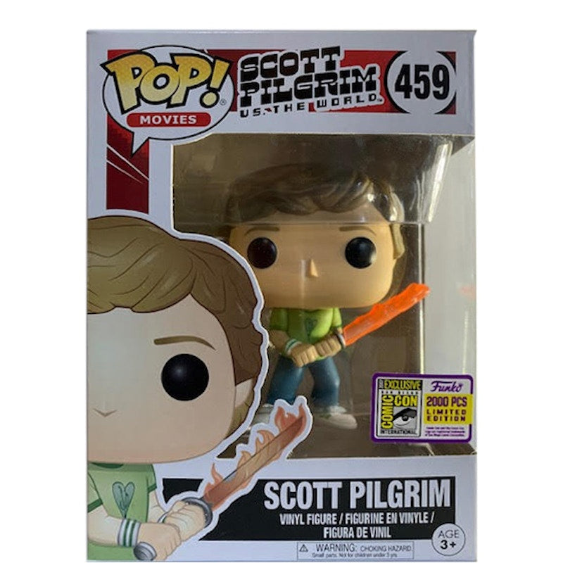 Funko Pop! Movies Scott Pilgrim vs The World Scott Pilgrim Sword of Destiny SDCC Figure #459