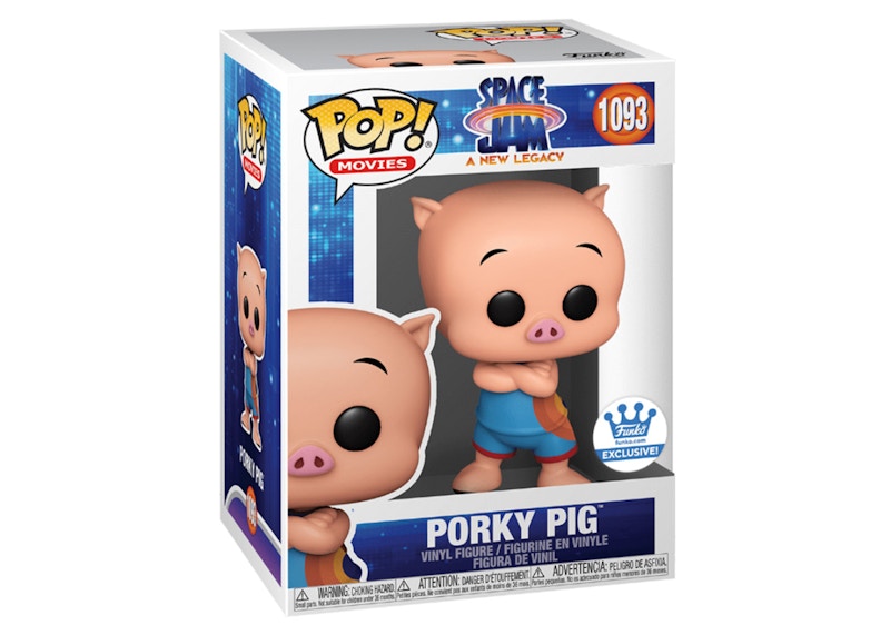 Funko Pop! Movies Space Jam A New Legacy Porky Pig Funko Shop Exclusive Figure #1093