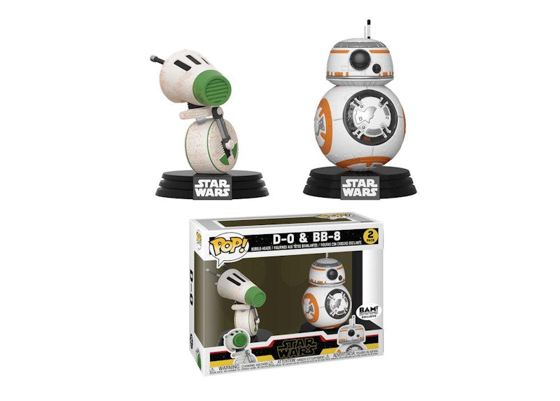 Funko Pop! Movies Star Wars D-0 And BB-8 Droid BAM! Exclusive 2-Pack