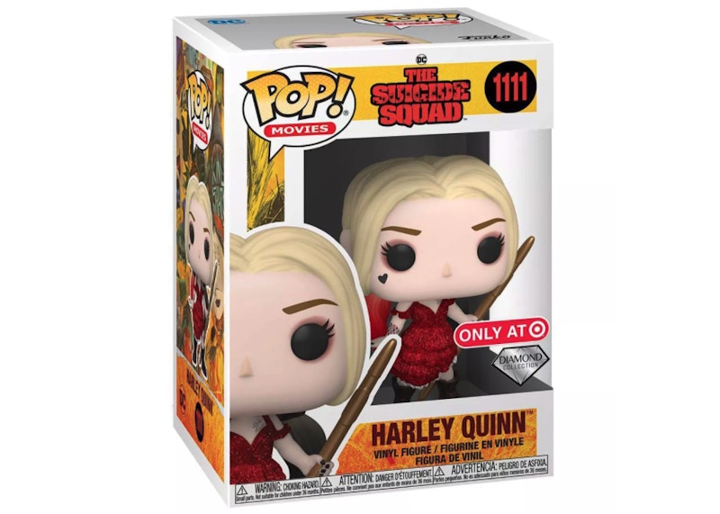 Funko Pop! Movies Suicide Squad Harley Quinn Diamond Collection Target Exclusive Figure #1111