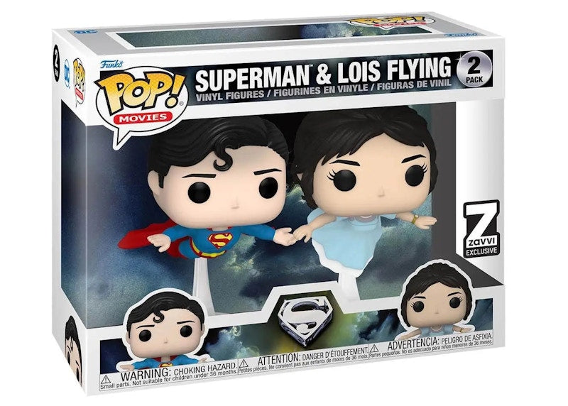 Funko Pop! Movies Superman (Superman & Lois Flying) Zavvi Exclusive 2-Pack