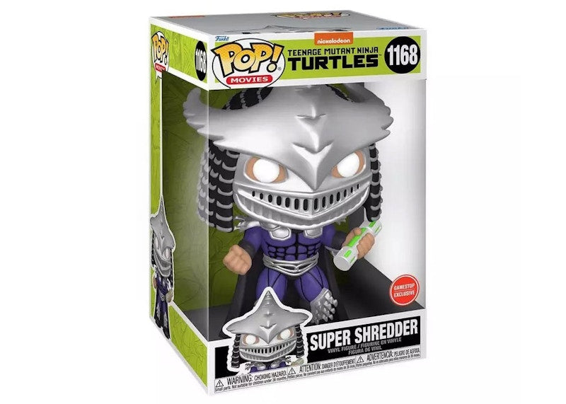 Funko Pop! Movies Teenage Mutant Ninja Turtles Super Shredder 10 Inch GameStop Exclusive Figure #1168