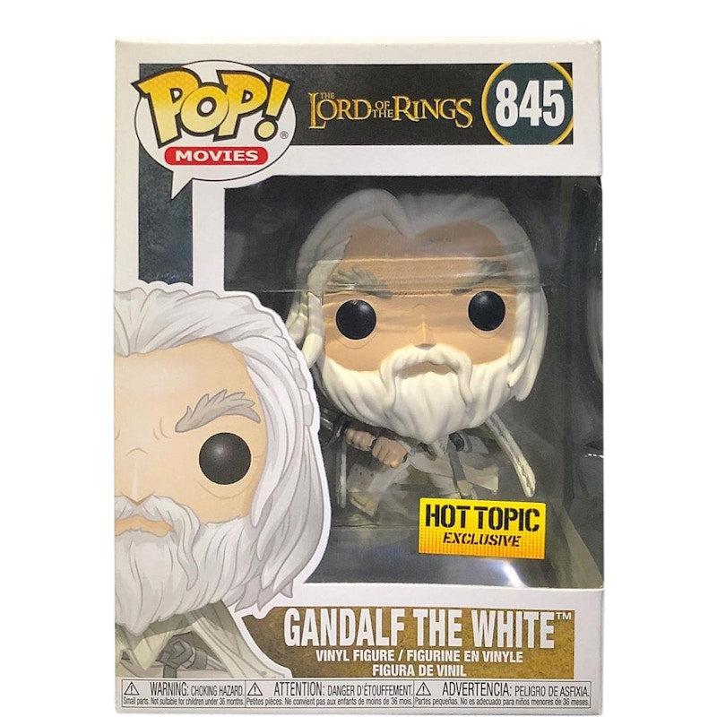Funko Pop! Movies The Lord of the Rings Gandalf The White Hot Topic Exclusive Figure #845