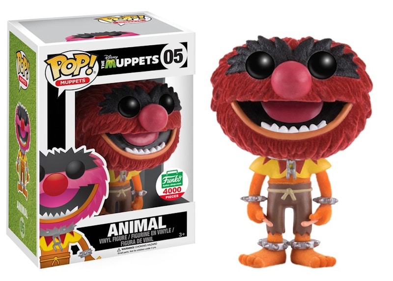 Funko Pop! Movies The Muppets Animal (Flocked) Funko Shop Exclusive Figure #05