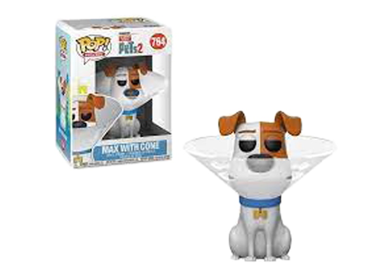Funko Pop! Movies The Secret Life of Pets 2 Max in Cone Figure #764