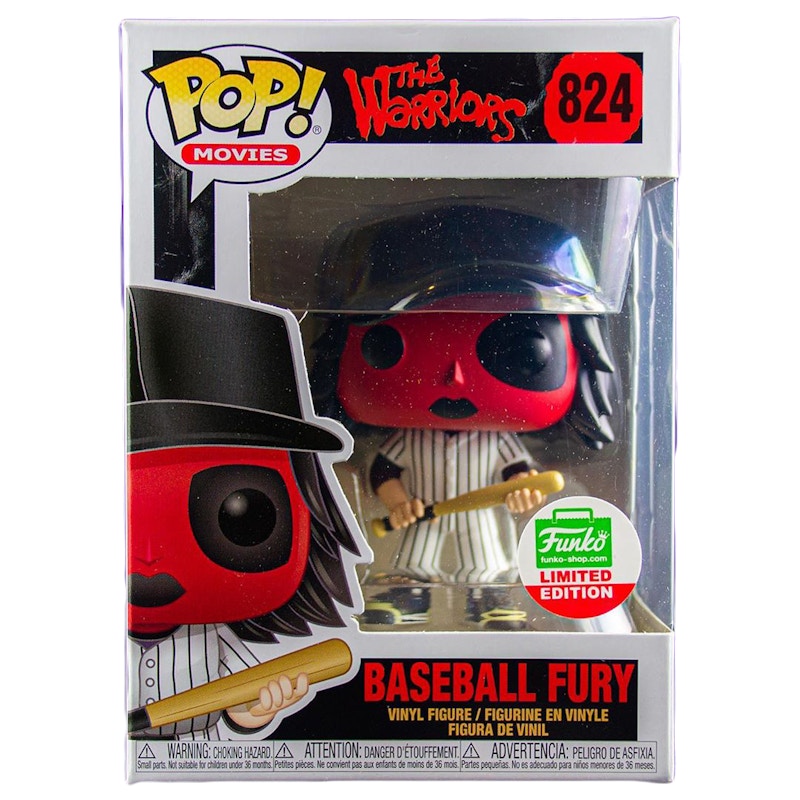 Funko Pop! Movies The Warriors Baseball Fury (Red) Funko Shop Edition Figure #824