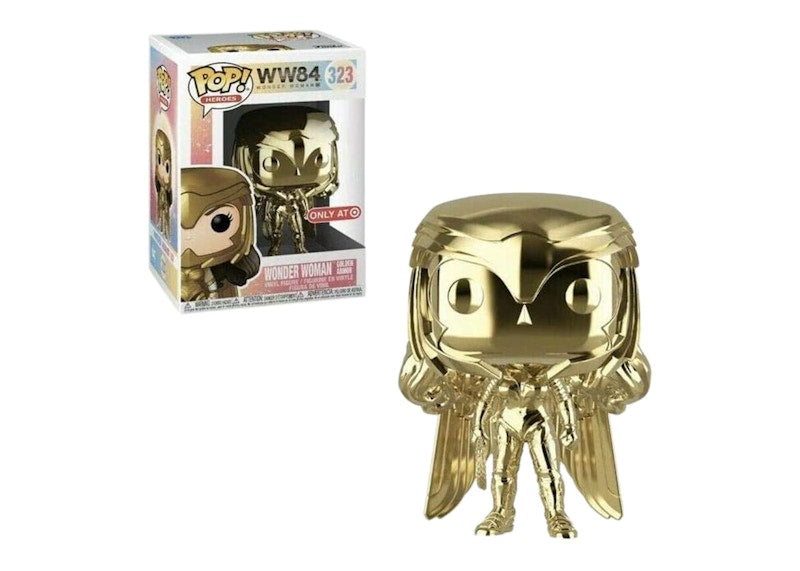 Funko Pop! Movies WW84 Wonder Woman (Gold Chrome) Target Exclusive Figure #323