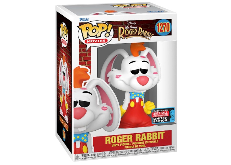 Funko Pop! Movies Who Framed Roger Rabbit (Roger Rabbit) 2022 Fall Convention Exclusive Figure #1270
