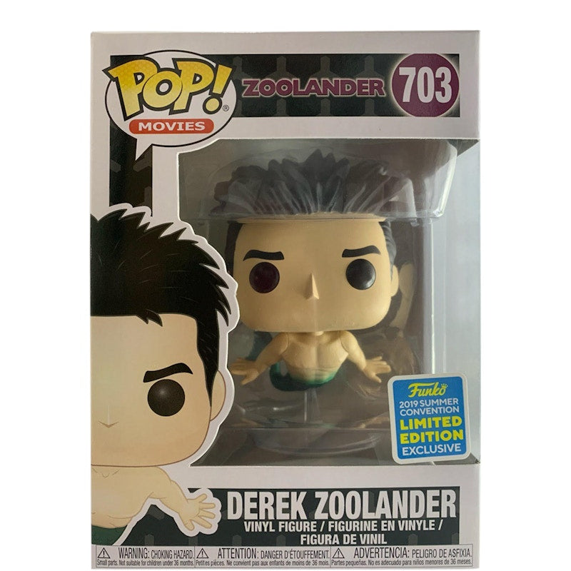 Funko Pop! Movies Zoolander Derek Zoolander Summer Convention Exclusive Figure #703