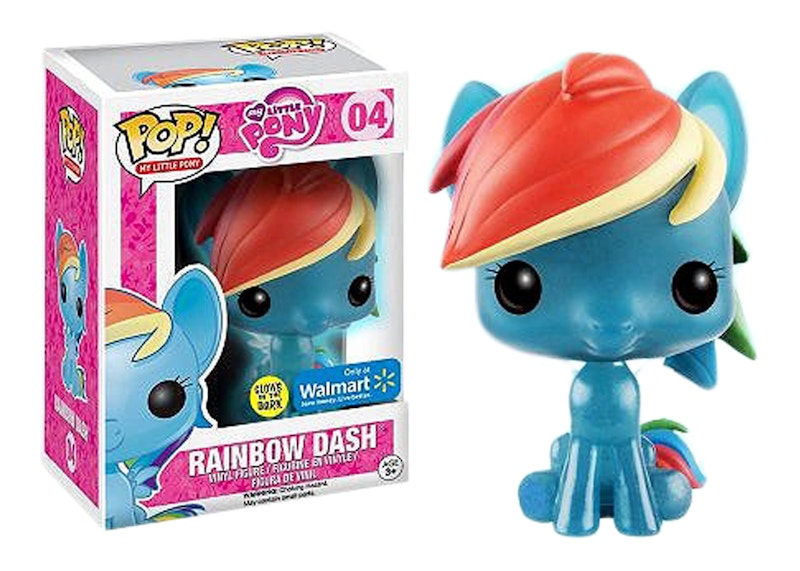 Funko Pop! My Little Pony Rainbow Dash (Glow) Walmart Exclusive Figure #04