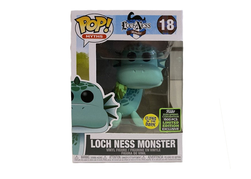 Funko Pop! Myths Loch Ness (Glow) Spring Convention Exclusive LE 1500 Figure #18