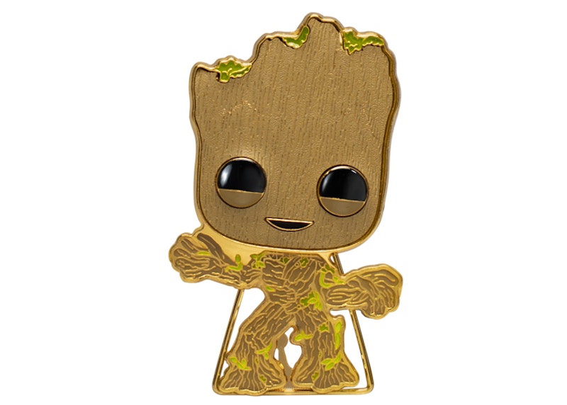 Funko Pop! Pin Marvel Guardians of the Galaxy Groot 2022 Walmart Earth Day Chase Exclusive SE